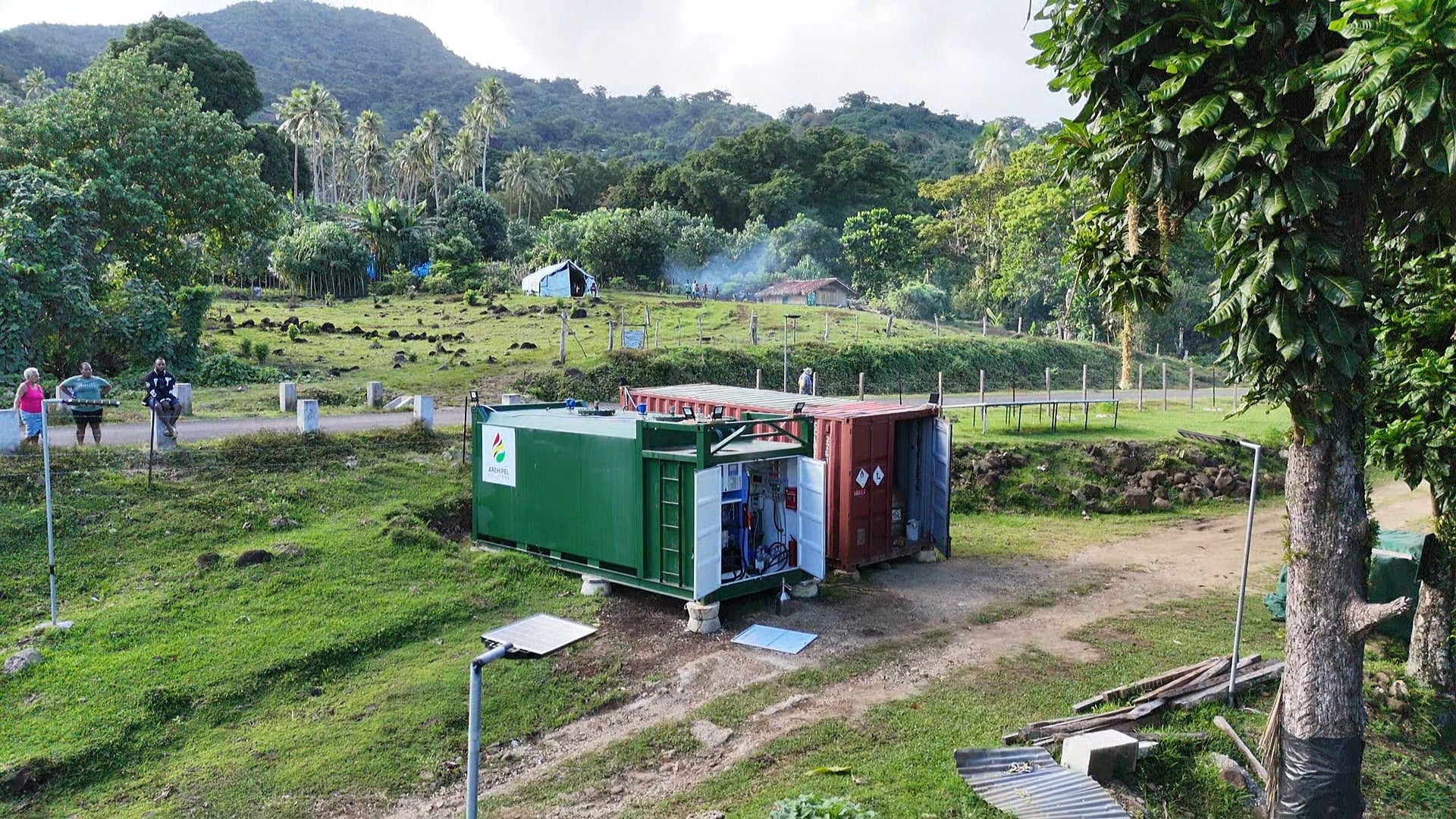Archipel Solutions' refuelling station at Pentecost