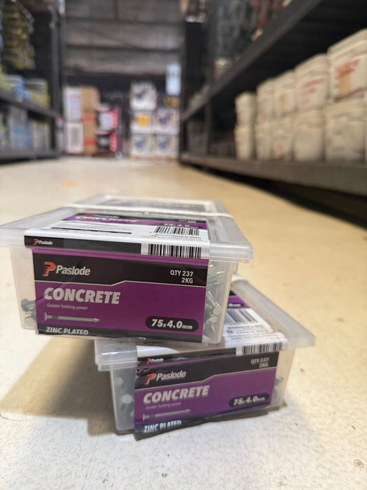 Concrete Nails 3 and 4 Inch Galvanized