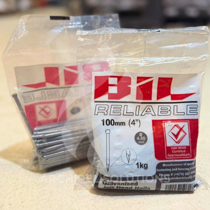Bullet Head Nail 3/4/5 Inch Galvanized